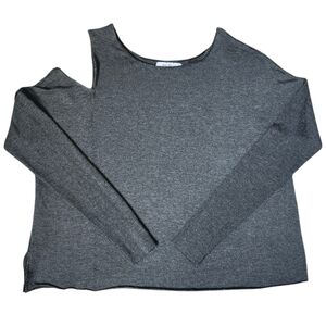 Bailey 44 Charcoal Cold Shoulder Sweatshirt